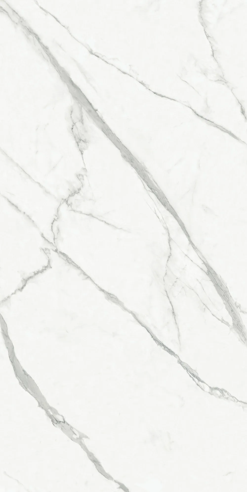 Extra Statuario porcelain porcelain-slabs — Absolute purity and seamless continuity for contemporary projects..
